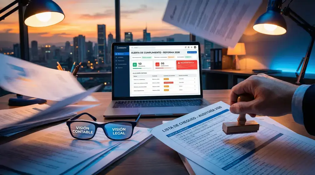 Auditoría laboral preventiva: checklist de cumplimiento Reforma 2026 con visión contable y visión legal para detectar inconsistencias en nómina.