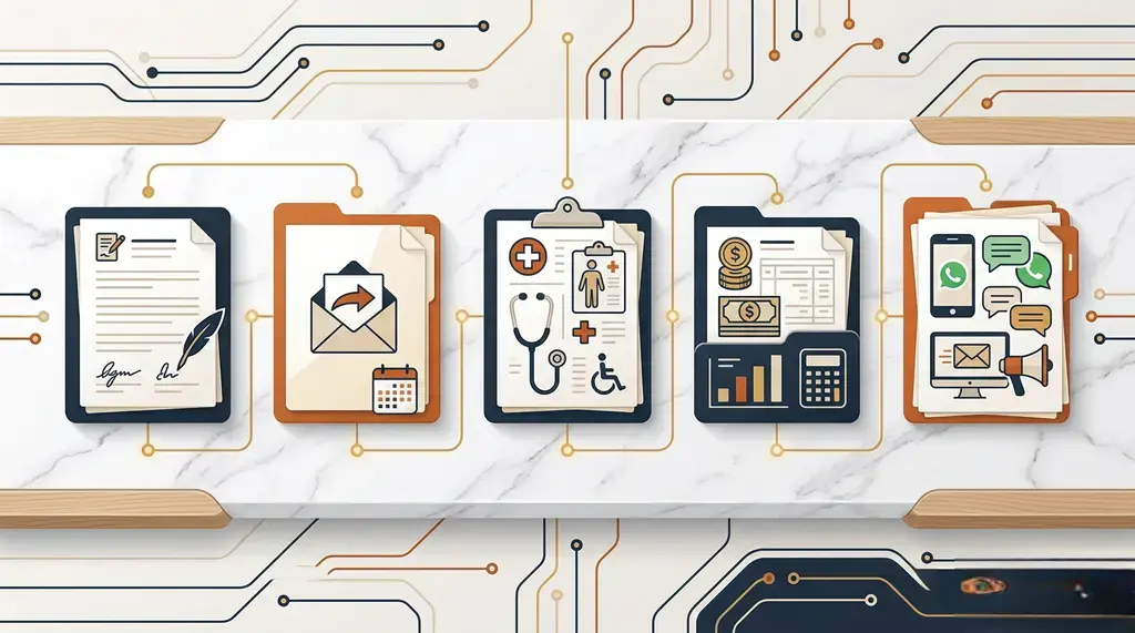 Contratar abogado laboralista para gestionar contratos, comunicaciones, incapacidades, nómina y procesos internos de la empresa.